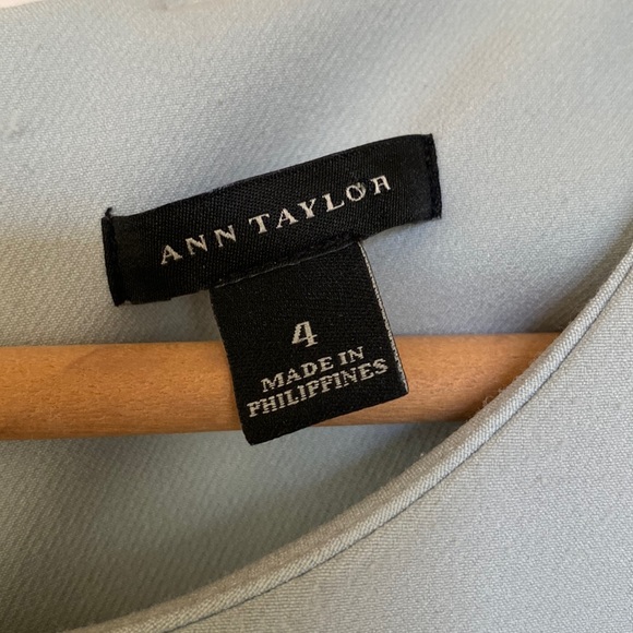 Seafoam Ann Taylor dress, size 4. - Picture 3 of 3